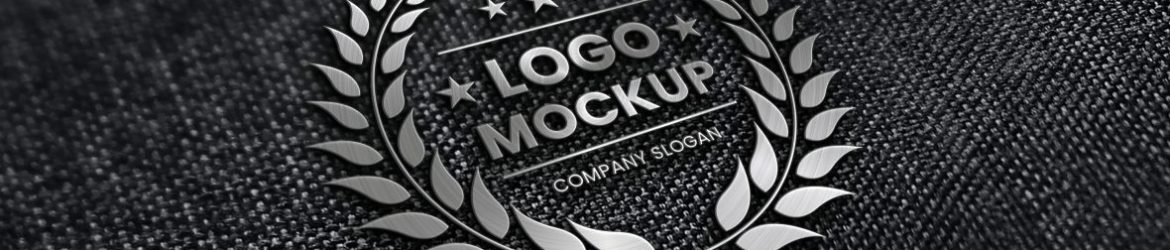 Free 3D Silver Logo Mockup