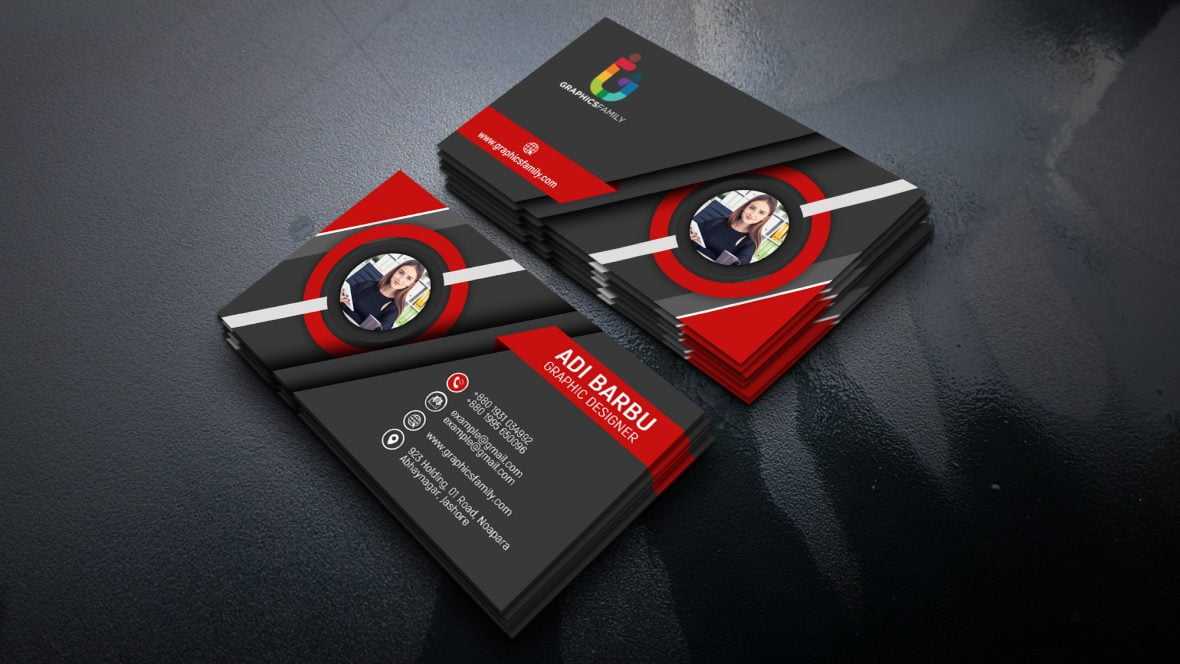 Free 3D Visiting Card Design in Photoshop