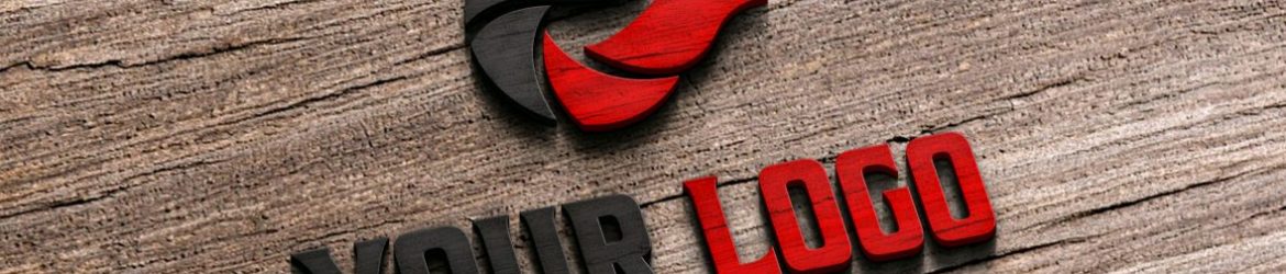 Free 3D Wooden Logo Mockup