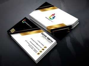 Free Accounting Analyst Business Card .PSD Template