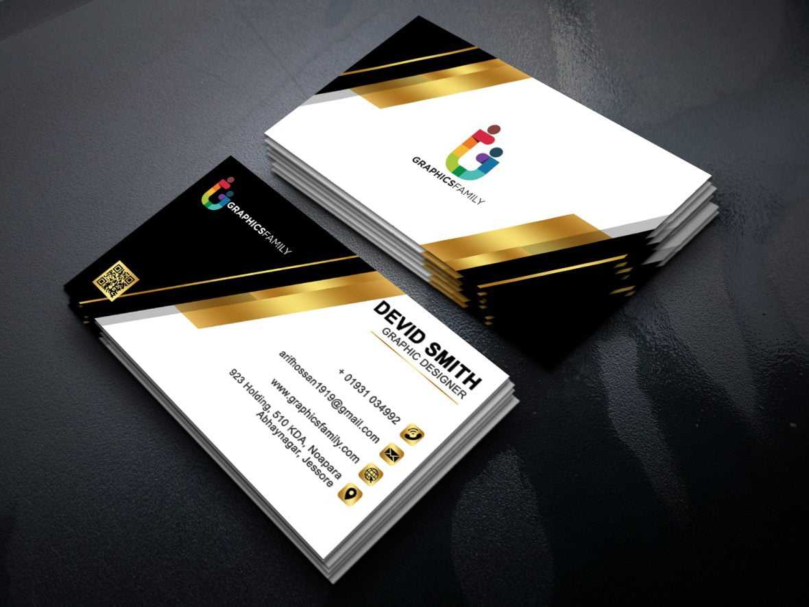 Free Accounting Analyst Business Card .PSD Template