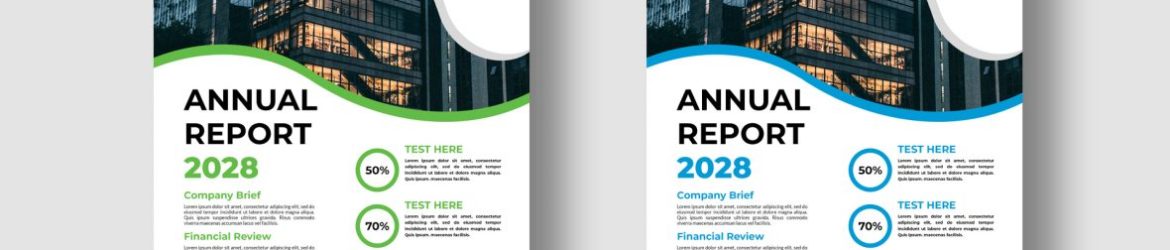 Free Annual Report Design Template