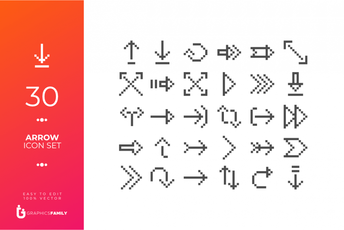 Free Arrow Icons Set
