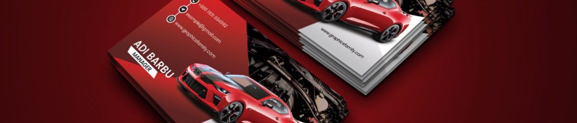 Free Auto Service Business Card Design Template