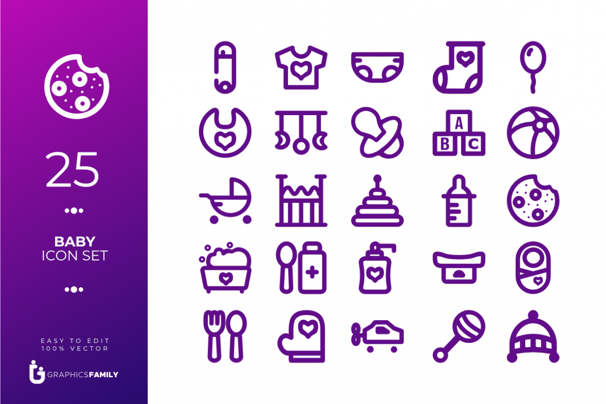 Free Babies Icon Set