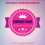 Free Beauty Salon Logo Template - Download Grátis Free Beauty Salon Logo Template