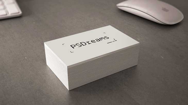 Free Business Card Mockup
