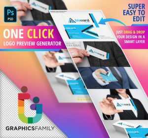 Free Business Card Mockup Generator