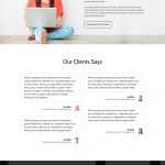 Free Business Website PSD Template