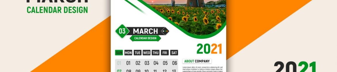 Free Calendar Design PSD Template Free Calendar Design PSD Template