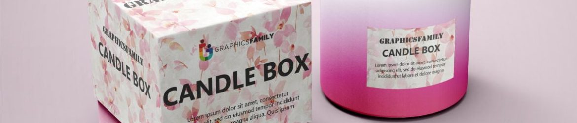 Free Candle Box Mockup