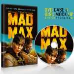 Free CD or DVD Cover PSD Mockup