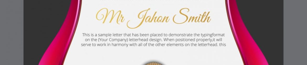 Free Certificate Design