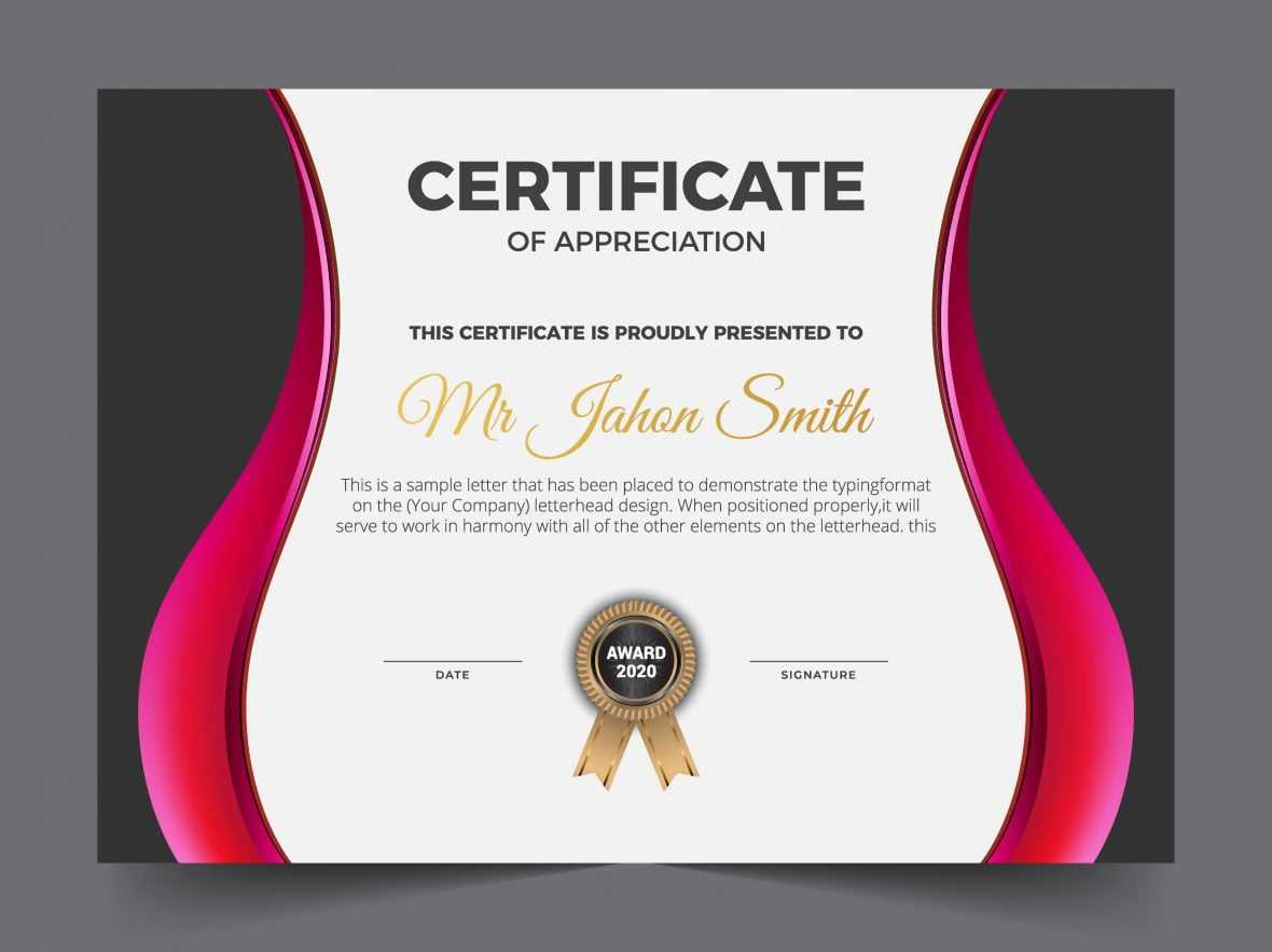 Free Certificate Design
