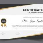 Free Certificate Template of Appreciation