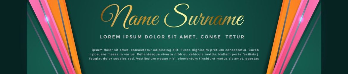 Free Certificate Template with Colorful Geometric Shapes