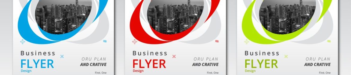 Free Colorful Business Flyer Template for Real Estate