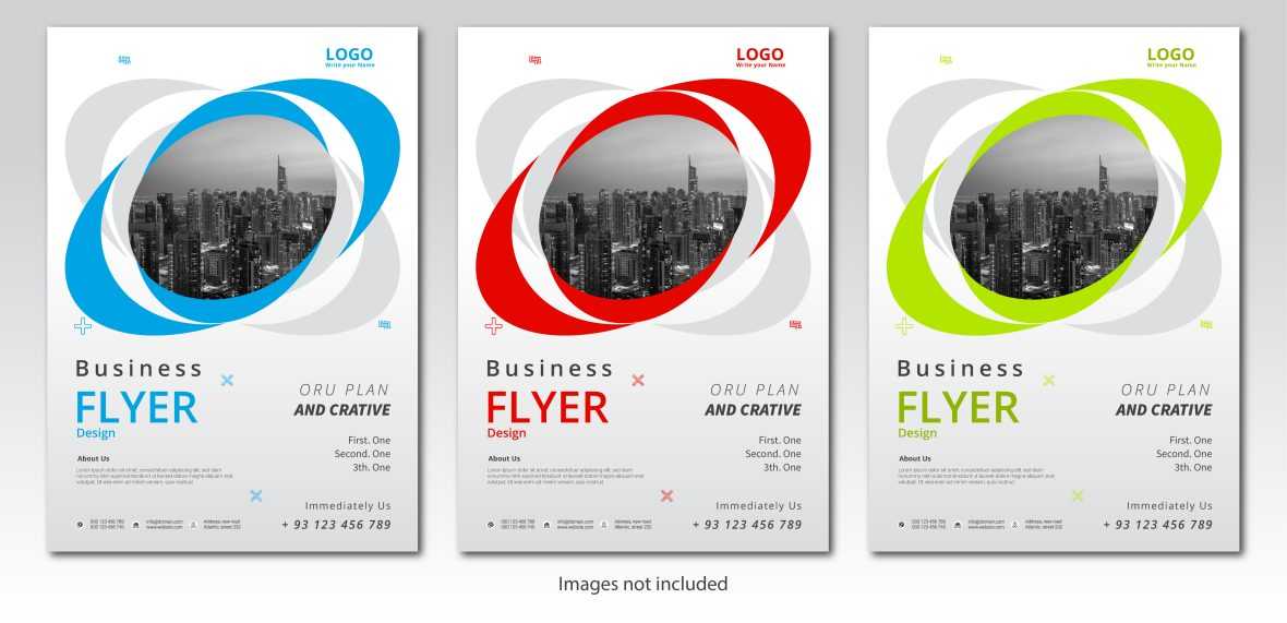Free Colorful Business Flyer Template for Real Estate
