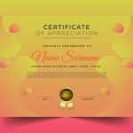 Free Colorful Certificate Template