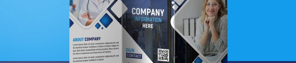 Free Company Promotion Trifold Brochure Design Template