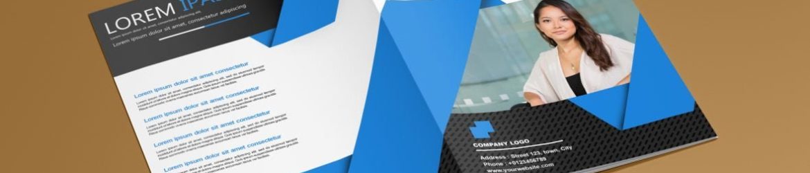 Free Corporate Bi Fold Brochure Template