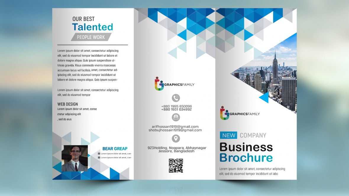 Free Corporate Business Brochure -Tri Fold Design