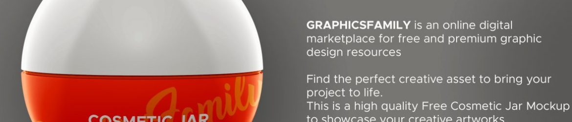 Free Cosmetic Jar Mockup Free Cosmetic Jar Mockup