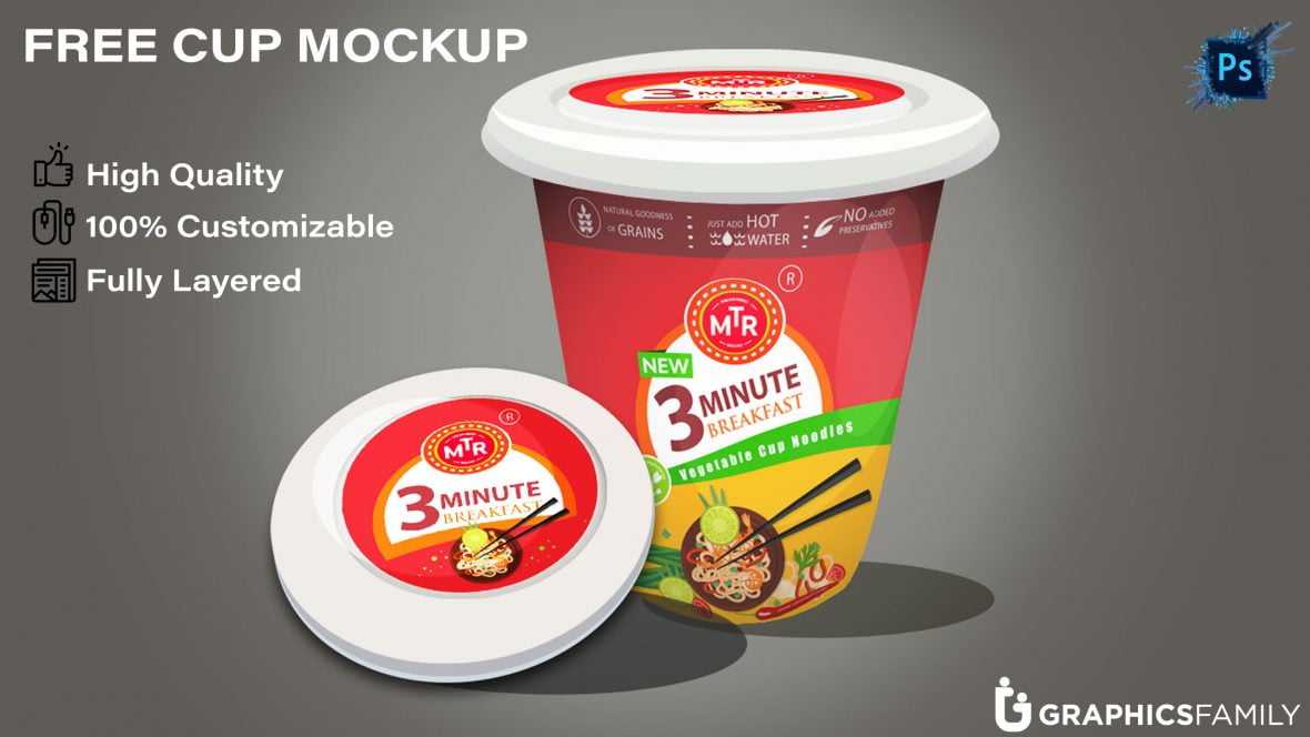 Free Cup Mockup