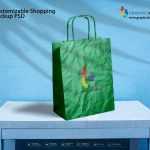 Free Customizable Shopping Bag Mockup PSD