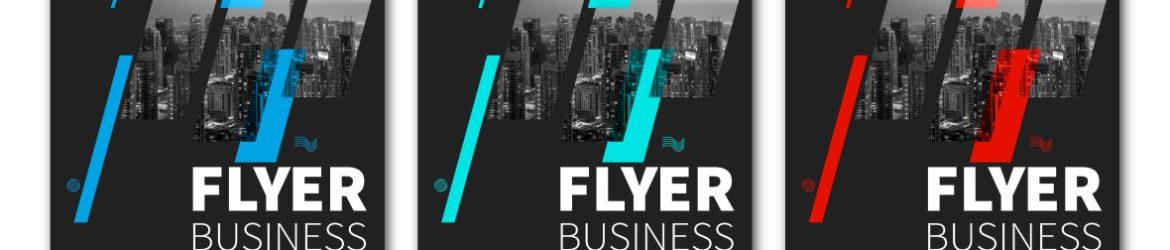 Free Dark Business Flyer Template