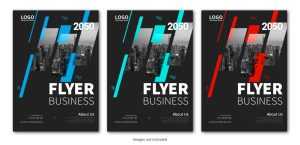 Free Dark Business Flyer Template