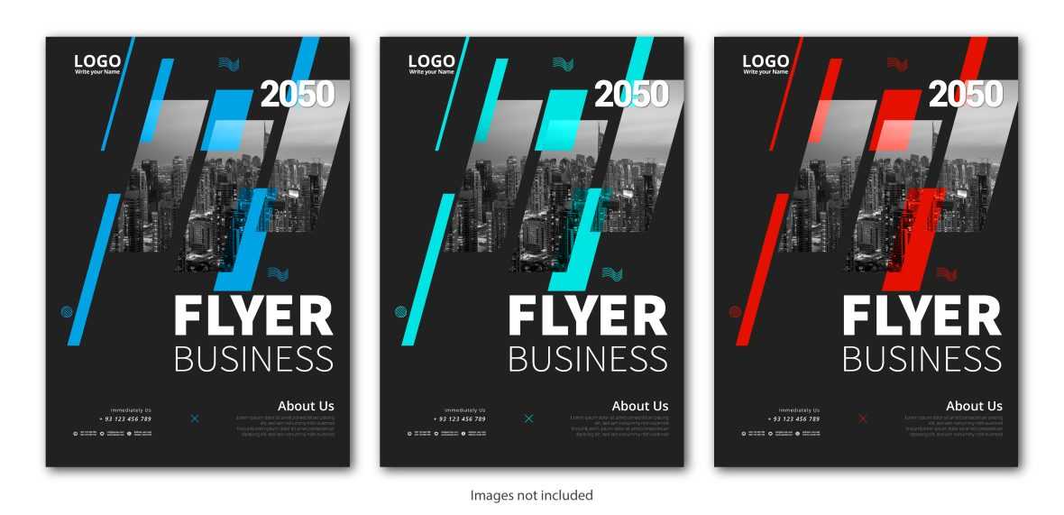 Free Dark Business Flyer Template