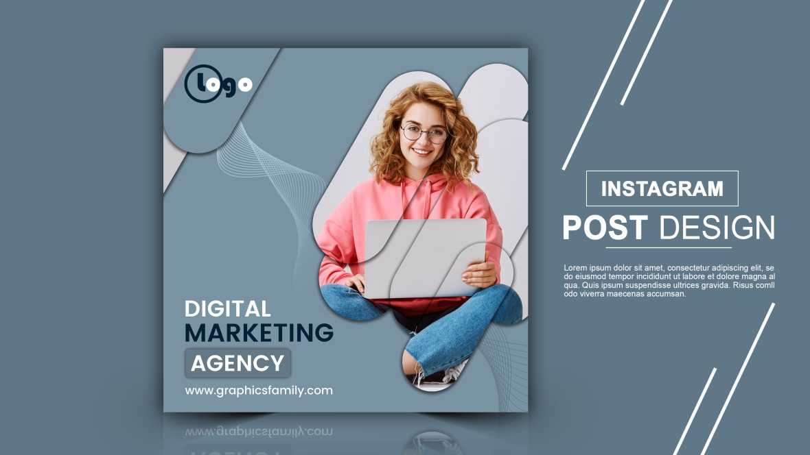Free Digital Marketing Instagram Post Design