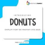 Free Donuts Font - Download Grátis Free Donuts Font