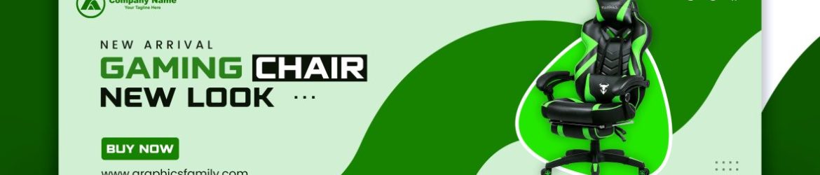 Free E-commerce Product Banner Design with Green Colors