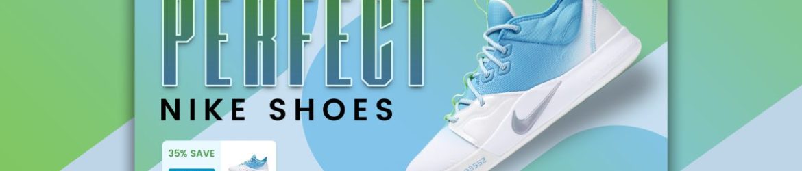 Free Ecommerce Shoes Website Banner Ad Design