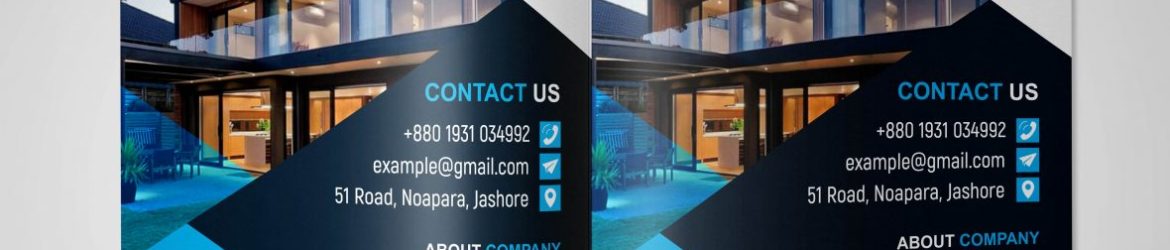 Free Editable Bi Fold Brochure Design for Photoshop