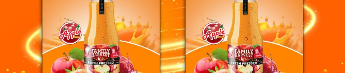 Free Editable Bottle Juice Flyer Template Design