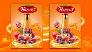 Free Editable Bottle Juice Flyer Template Design