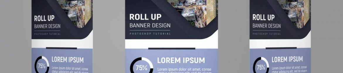 Free Editable Company Roll-up Banner Design