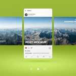 Free Editable Instagram Post Mockup