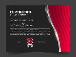 Free Editable Landscape Modern Certificate Template