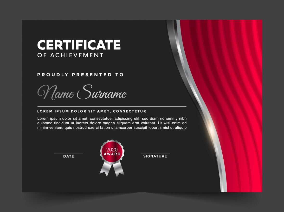 Free Editable Landscape Modern Certificate Template