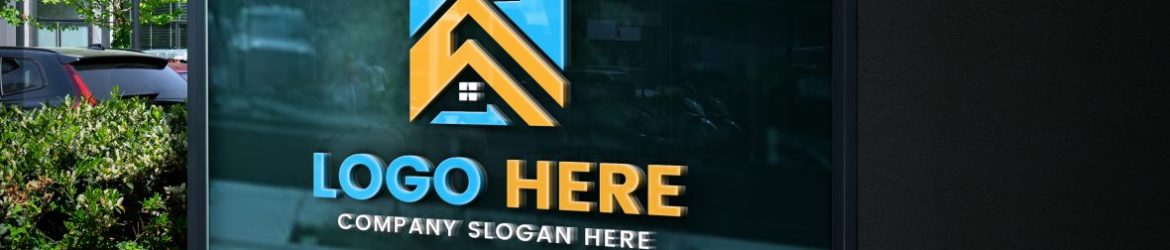 Free Editable Out-Of-Glass Office Building 3D Logo Mockup Free Editable Out-Of-Glass Office Building 3D Logo Mockup