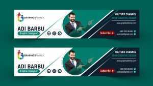 Free Editable Photoshop YouTube Channel Art Design