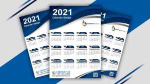 Free Editable Professional Calendar Design for Photoshop