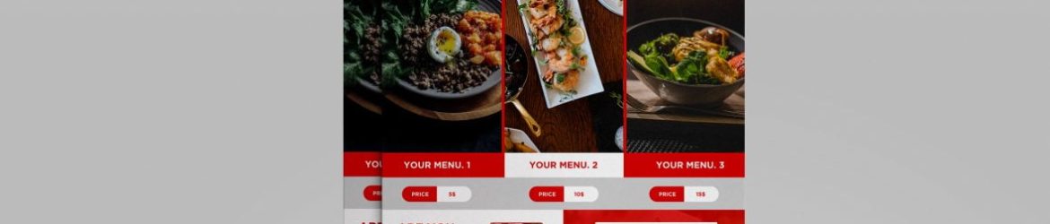 Free Editable Restaurant PSD Flyer Design Template
