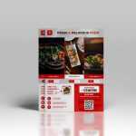Free Editable Restaurant PSD Flyer Design Template