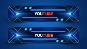 Free Editable YouTube Channel Art Design PSD