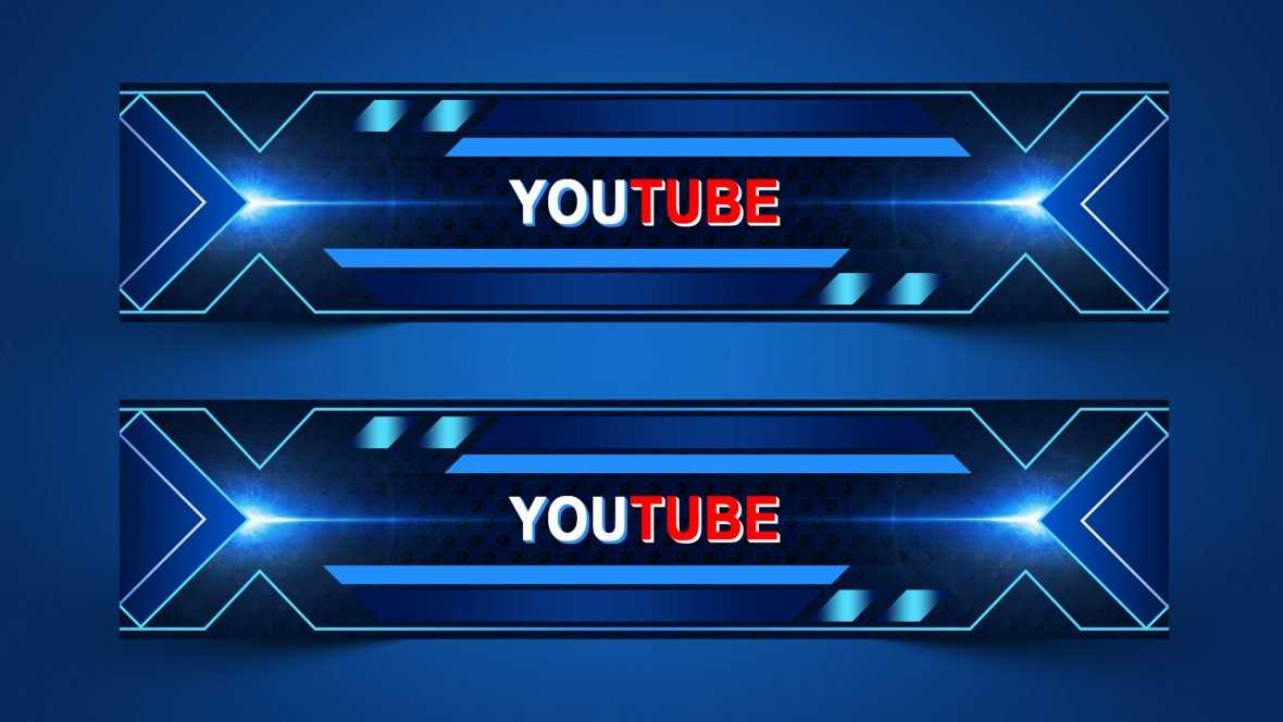 Free Editable YouTube Channel Art Design PSD